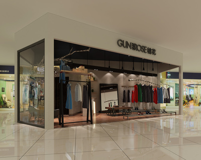 一九九二效果圖 工裝服裝店制服的時代印記與設(shè)計敘事